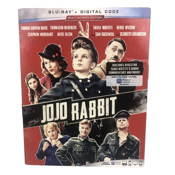 Jojo Rabbit Blu-ray + Digital Code Multi-Screen Edition Adolf Hitler Comedy NEW - Picture 1 of 7